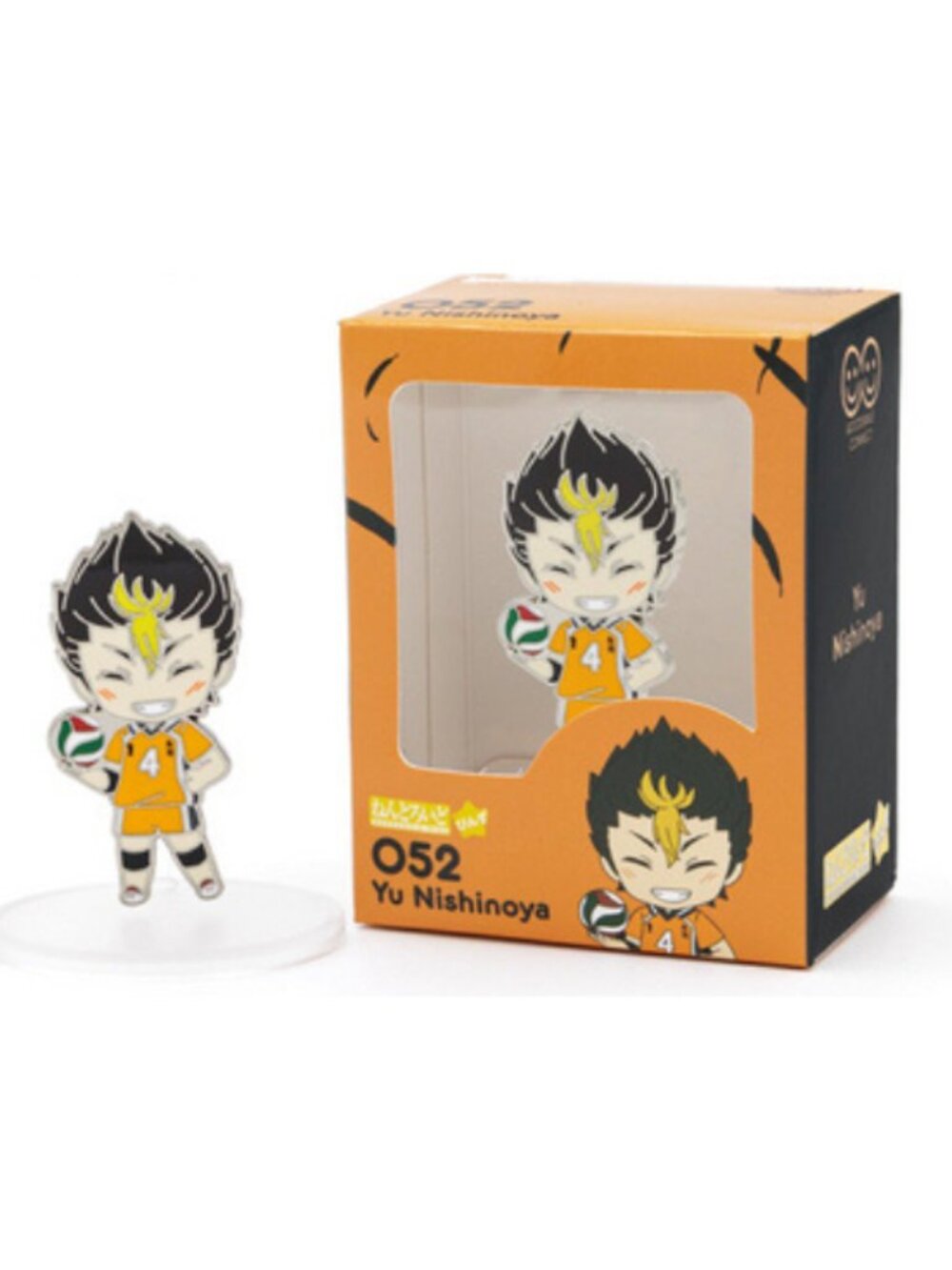 Nendoroid NIB YU NISHINOYA Pin & Stand & Window Box by Haikyu COLLECTIBLE, #52